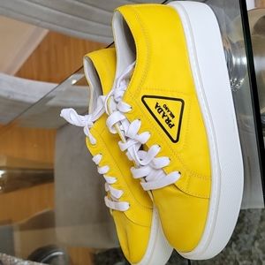 Prada Sneakers like new worn 1 time indoors